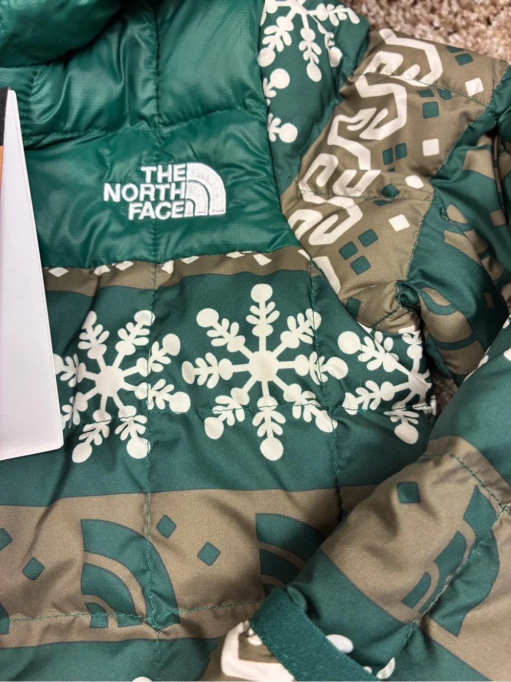 NWTs North Face Infant Eco Bunting Thermoball Hooded Snow Ski Suit